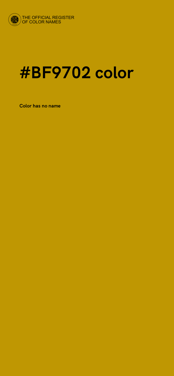 #BF9702 color image