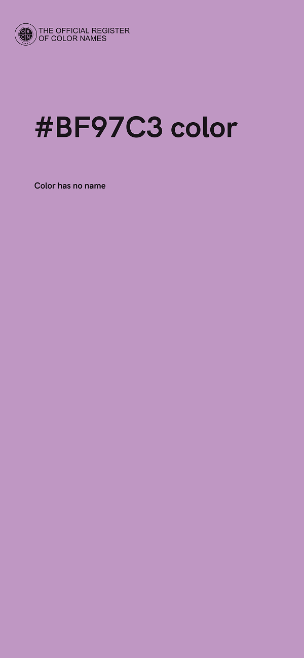 #BF97C3 color image