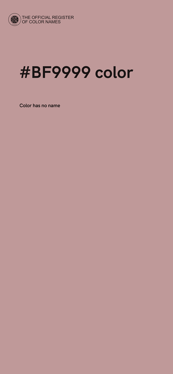 #BF9999 color image