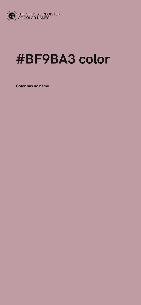 #BF9BA3 color image