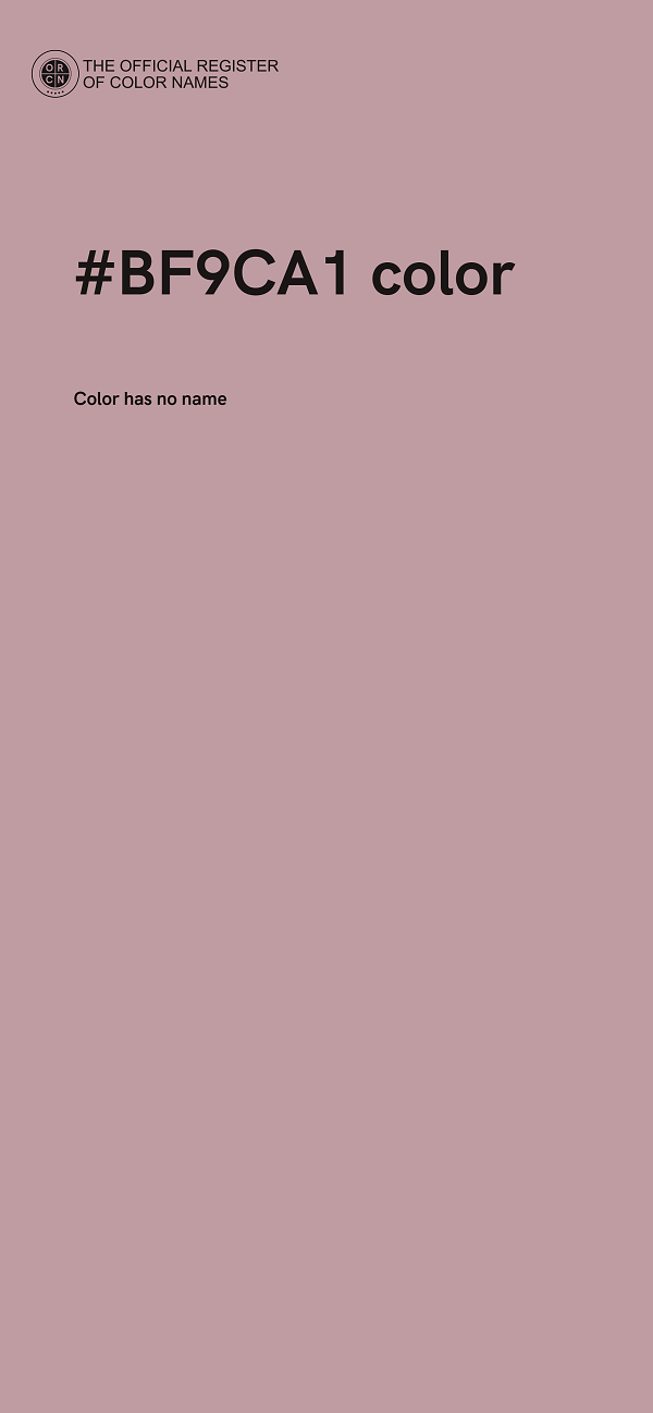 #BF9CA1 color image