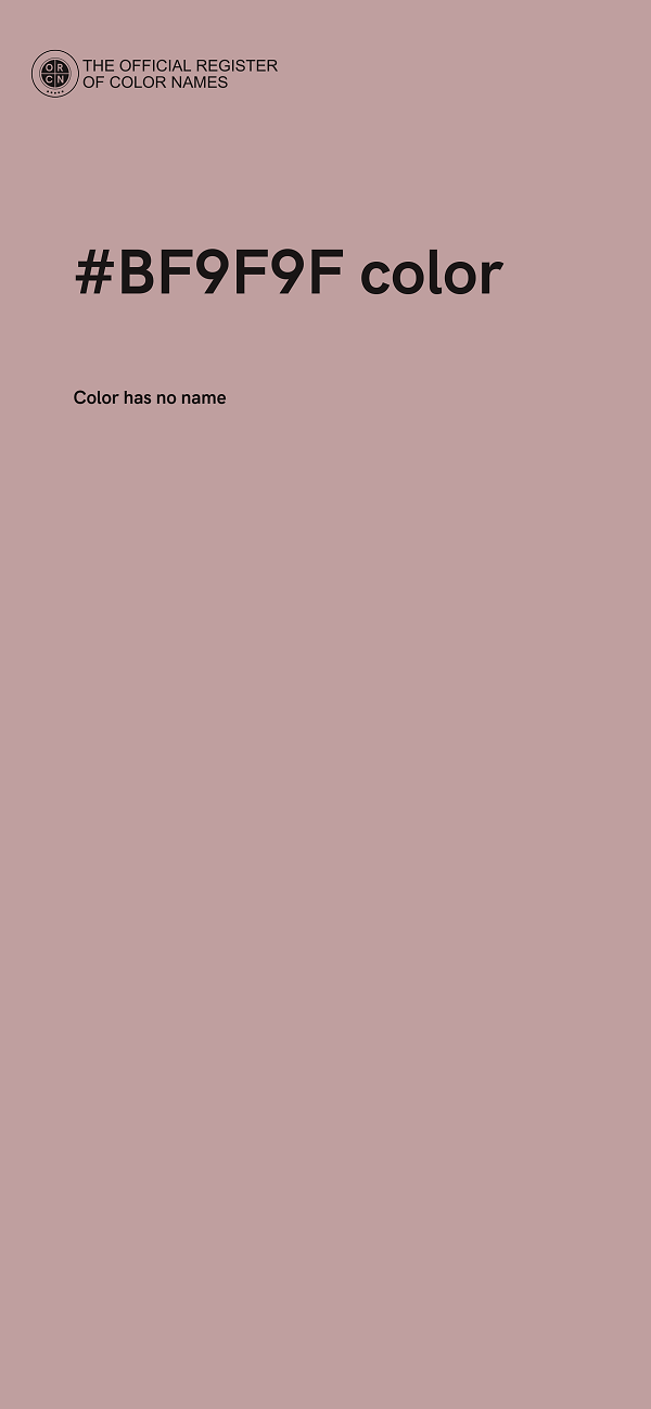 #BF9F9F color image