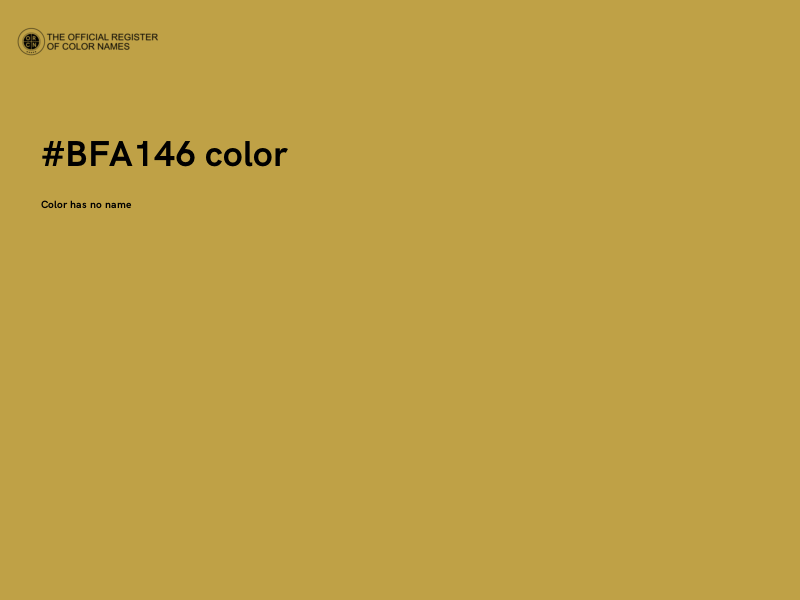 #BFA146 color image