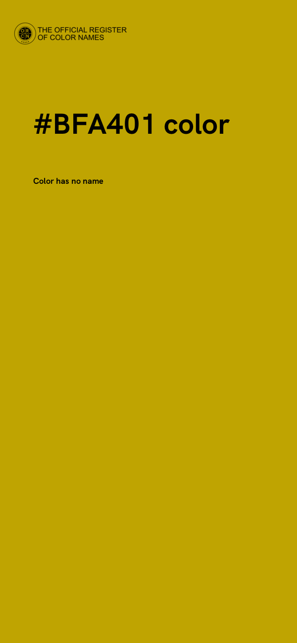 #BFA401 color image