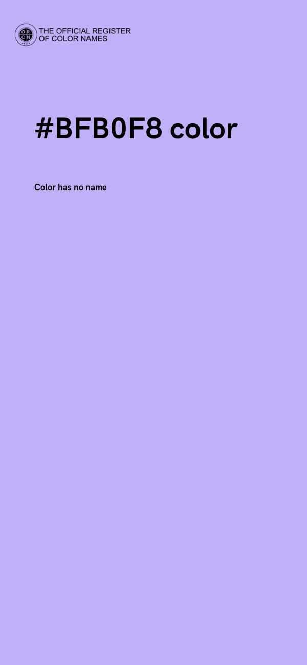 #BFB0F8 color image