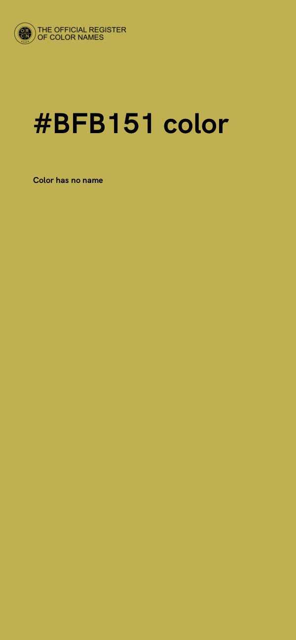 #BFB151 color image