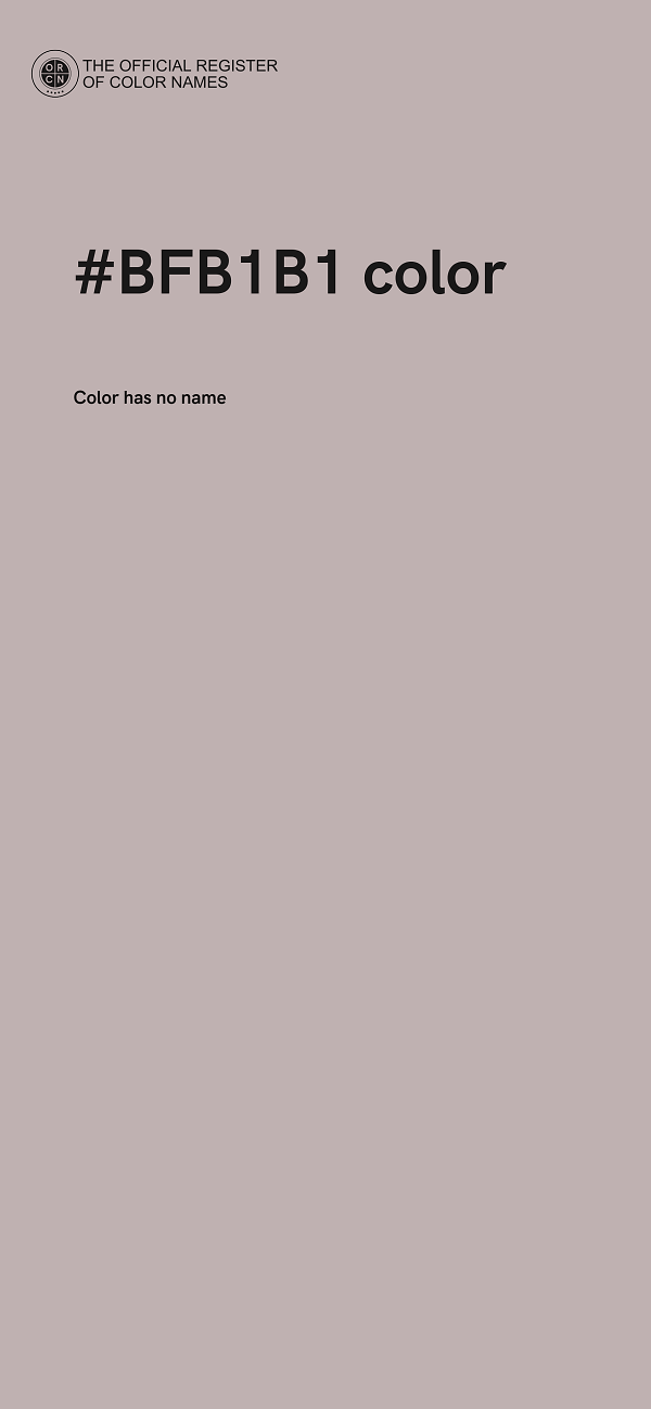 #BFB1B1 color image