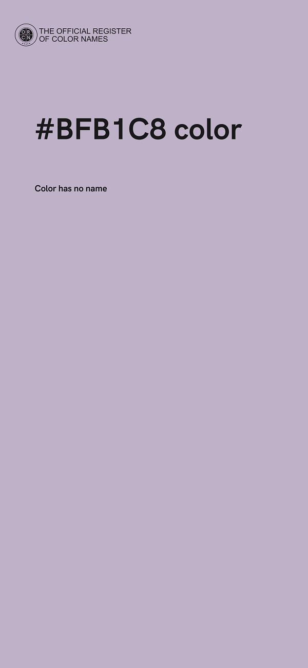 #BFB1C8 color image