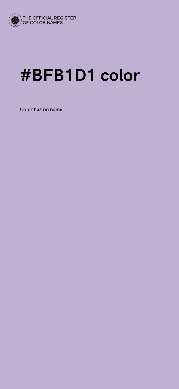 #BFB1D1 color image