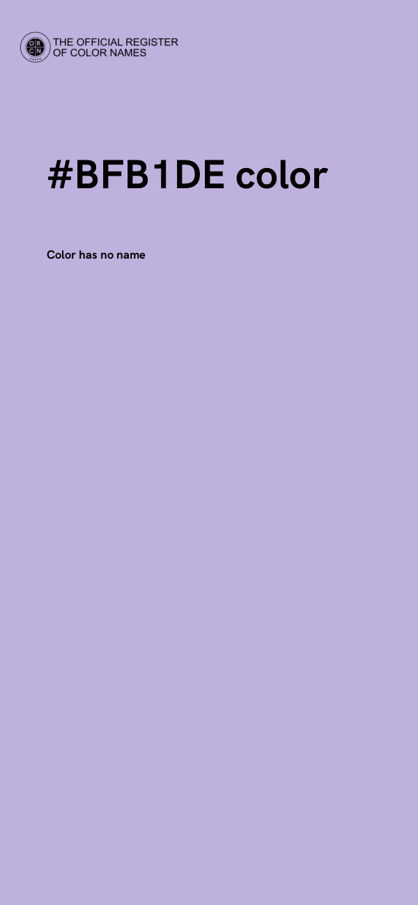 #BFB1DE color image
