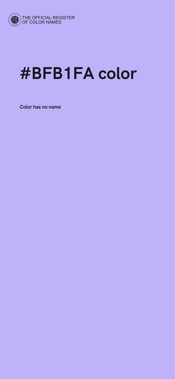 #BFB1FA color image