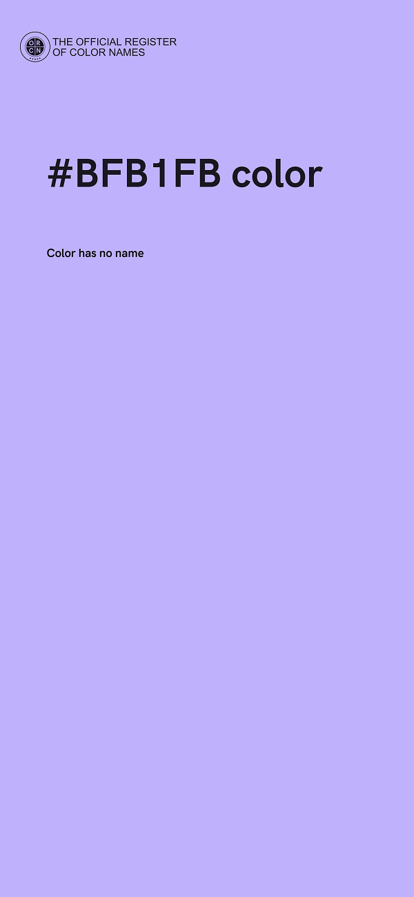 #BFB1FB color image