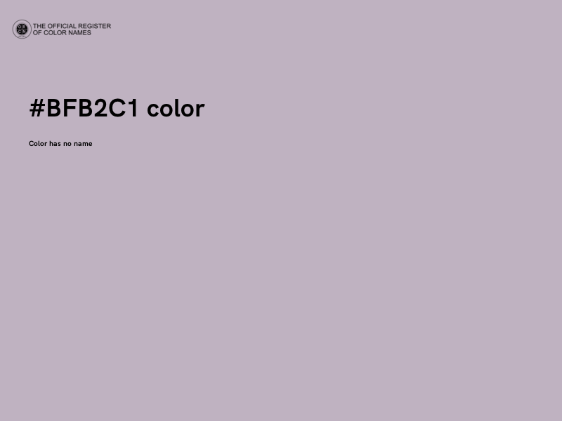 #BFB2C1 color image