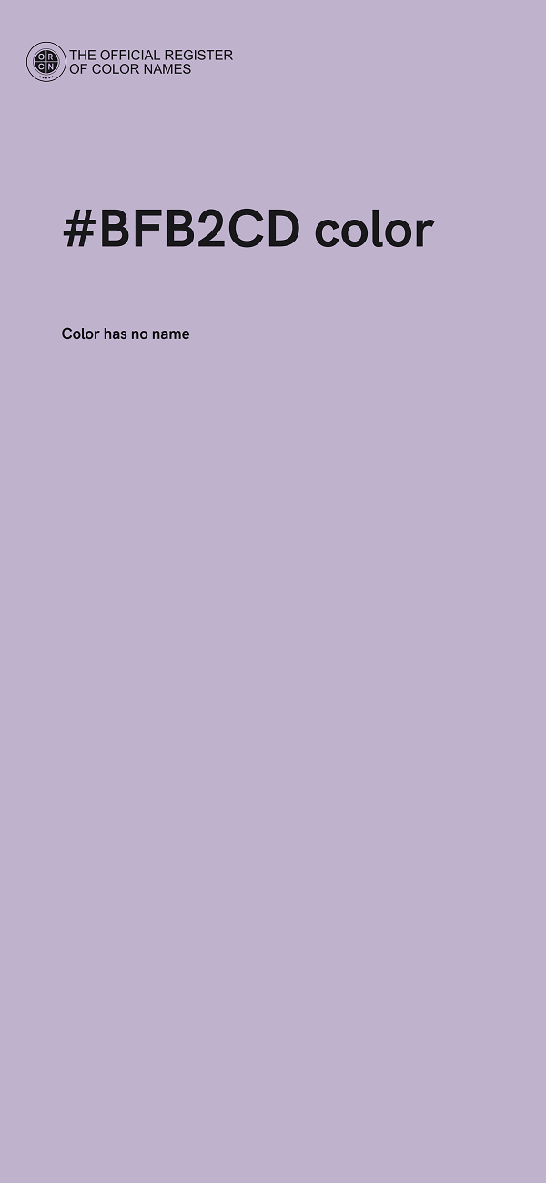 #BFB2CD color image