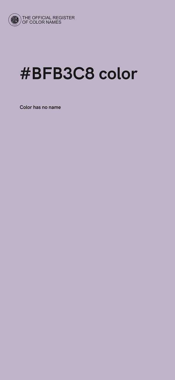 #BFB3C8 color image