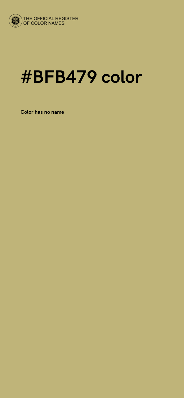 #BFB479 color image