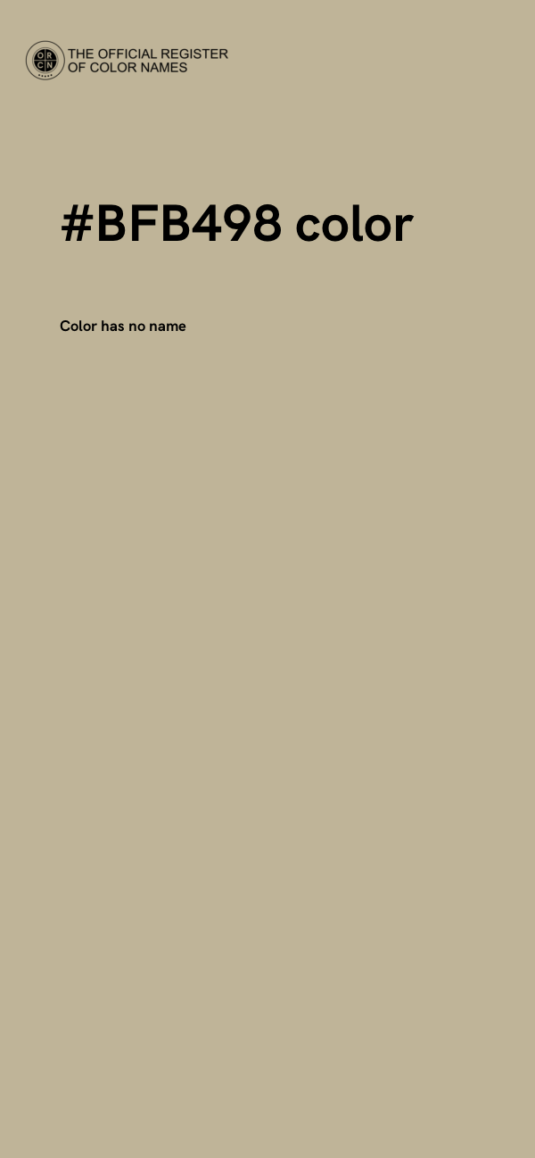 #BFB498 color image