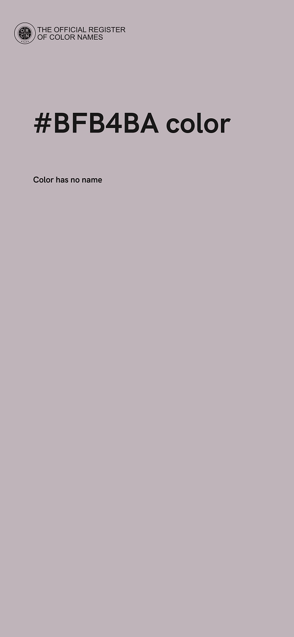 #BFB4BA color image