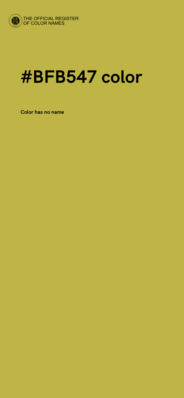 #BFB547 color image