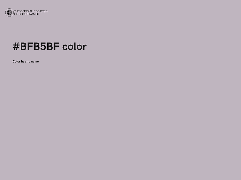 #BFB5BF color image