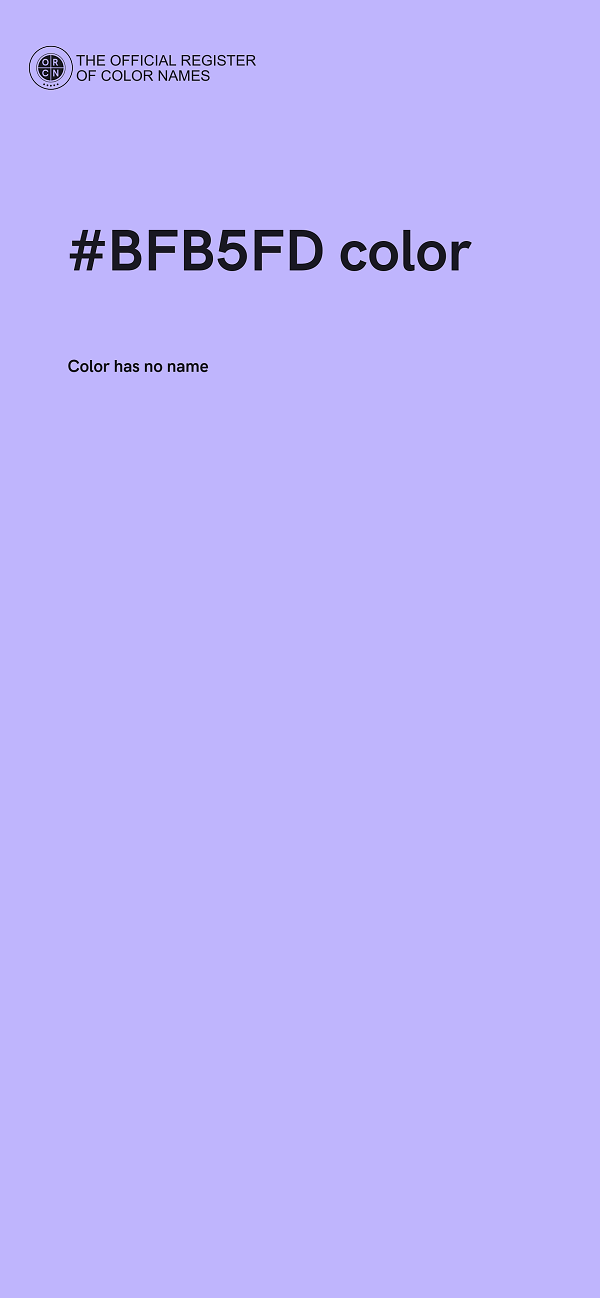 #BFB5FD color image