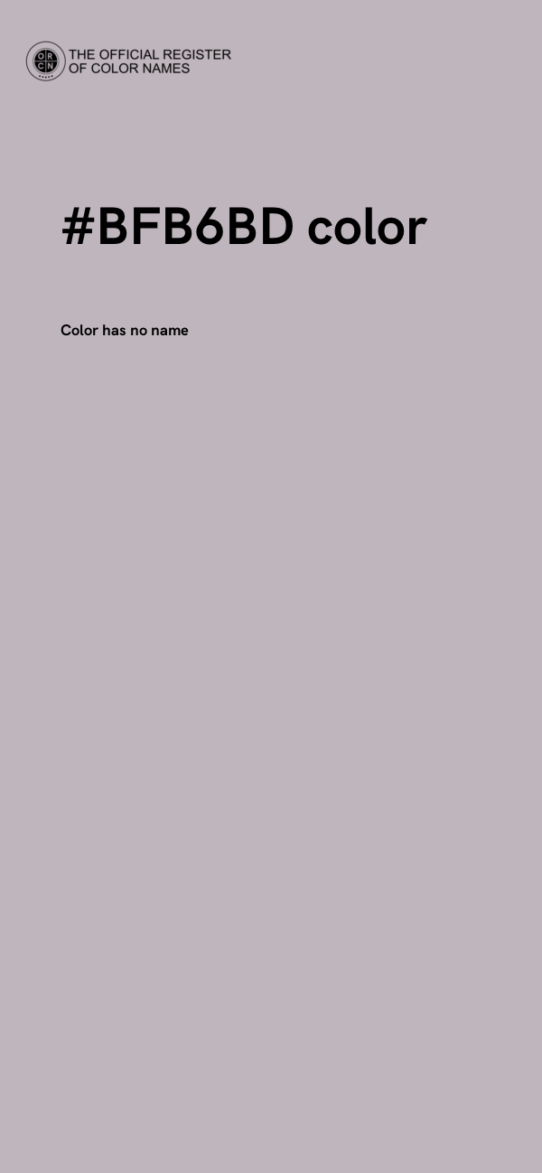 #BFB6BD color image