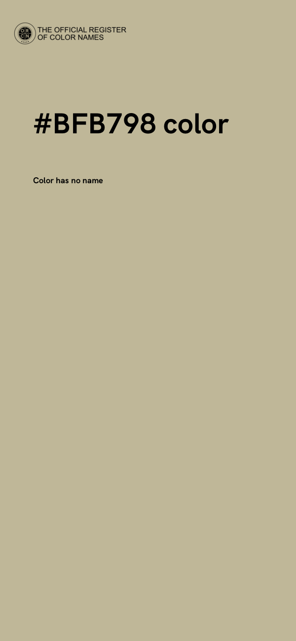 #BFB798 color image