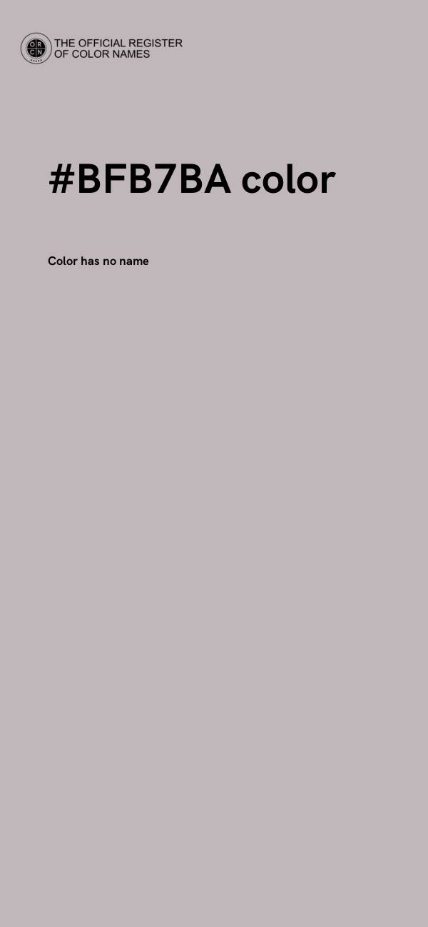 #BFB7BA color image
