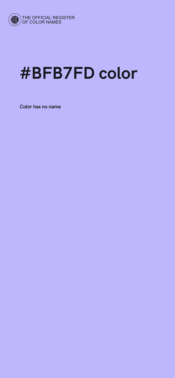 #BFB7FD color image
