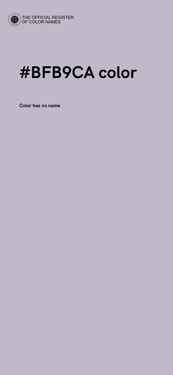 #BFB9CA color image