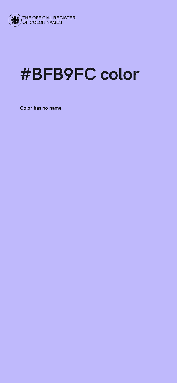 #BFB9FC color image