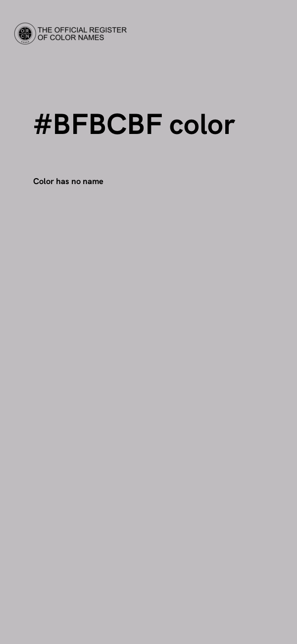 #BFBCBF color image