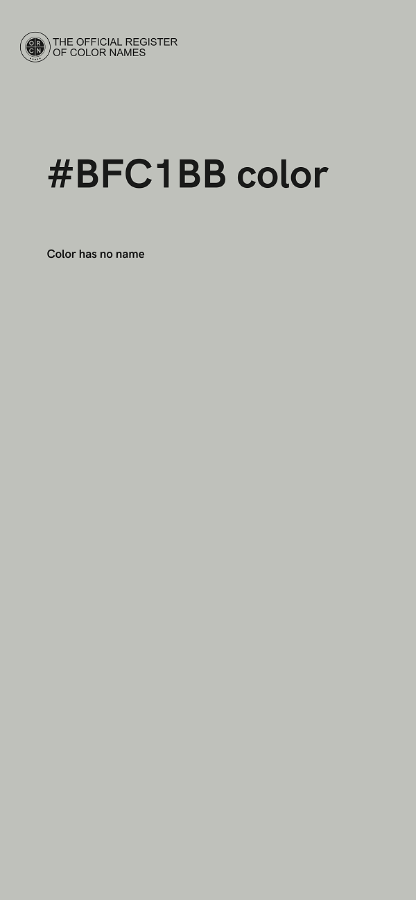 #BFC1BB color image
