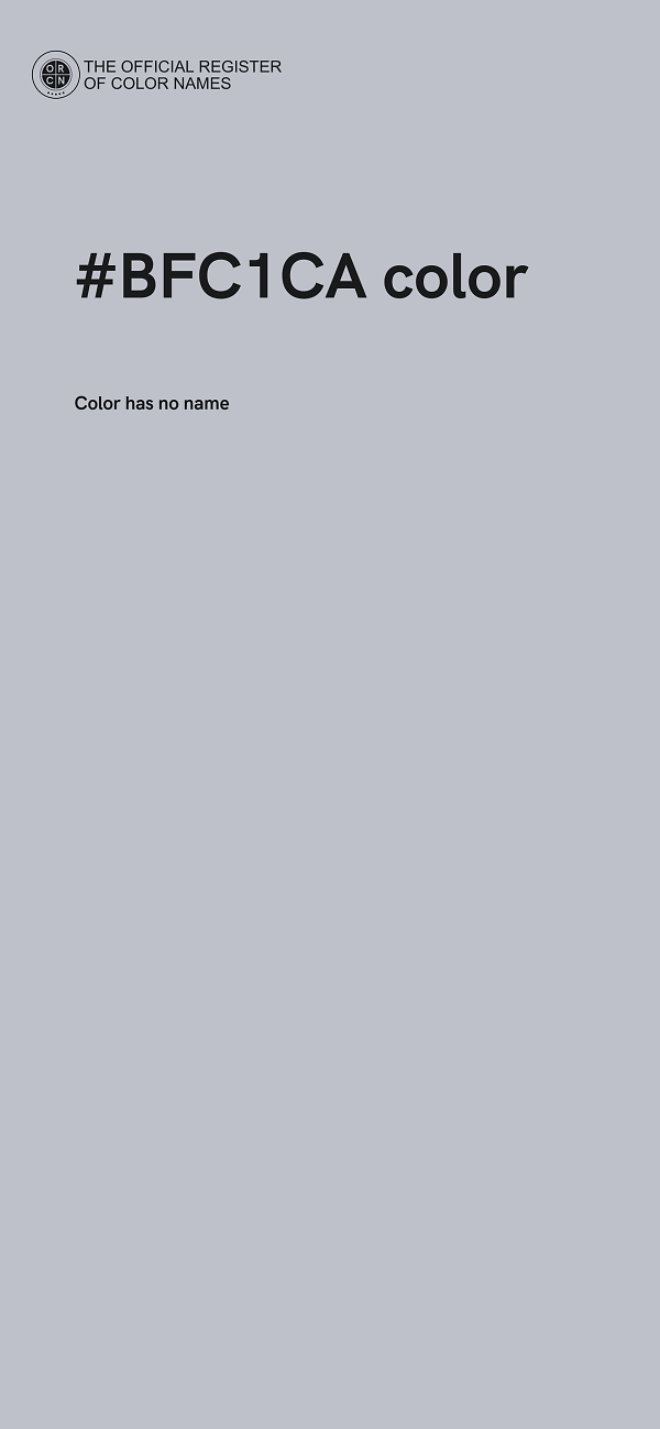 #BFC1CA color image
