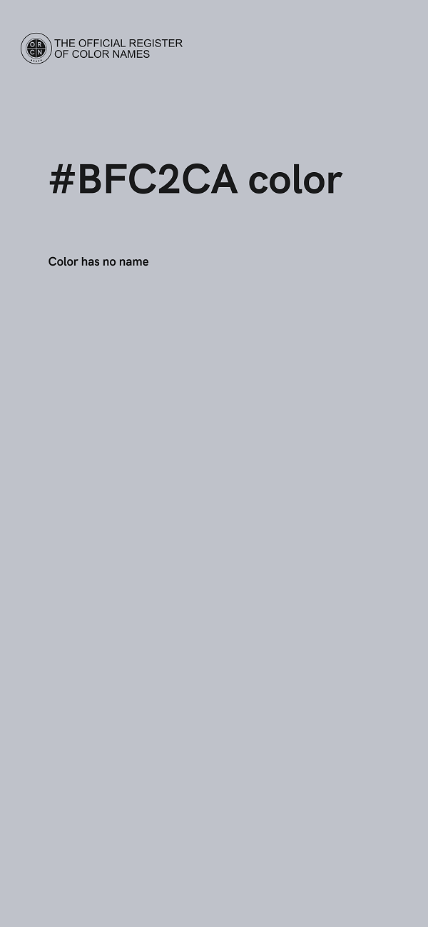 #BFC2CA color image