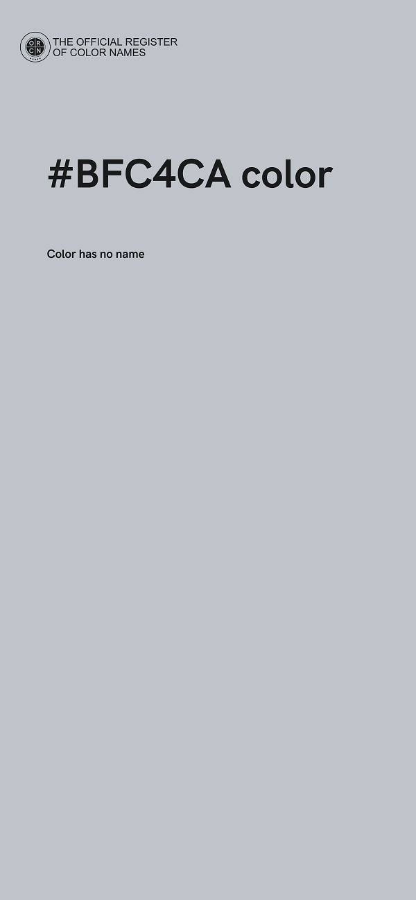 #BFC4CA color image