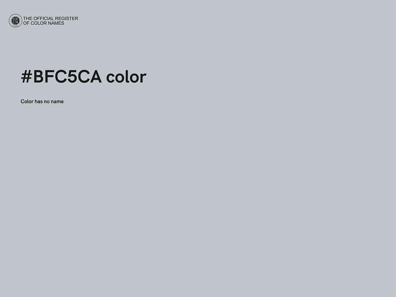 #BFC5CA color image