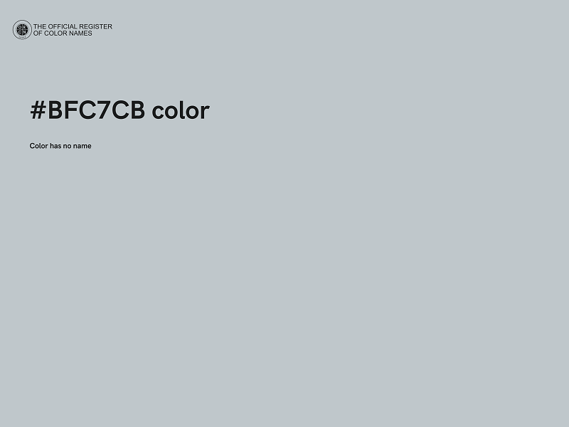 #BFC7CB color image
