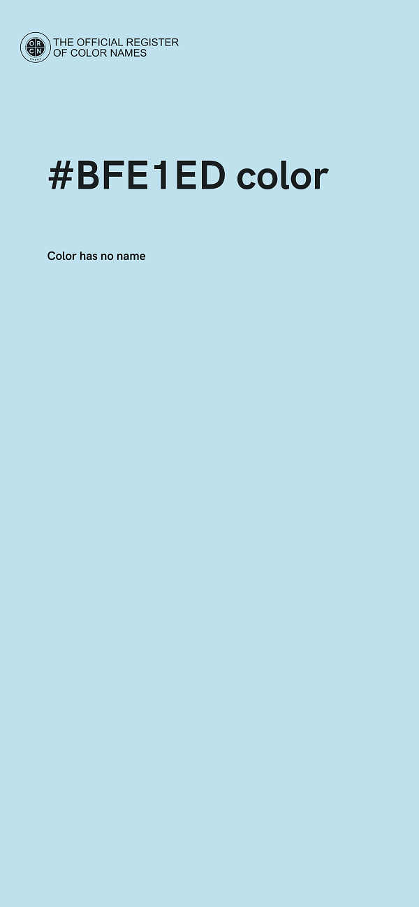 #BFE1ED color image