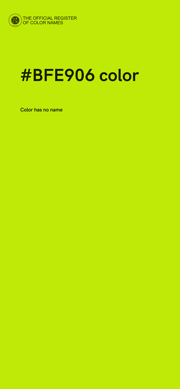 #BFE906 color image