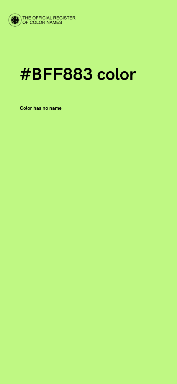#BFF883 color image