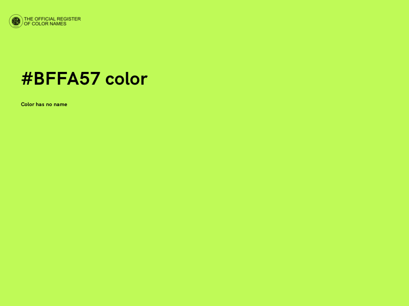 #BFFA57 color image