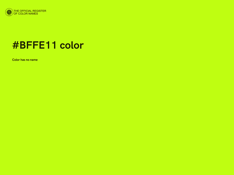 #BFFE11 color image