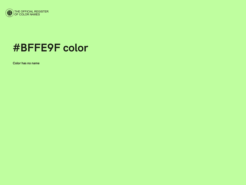 #BFFE9F color image