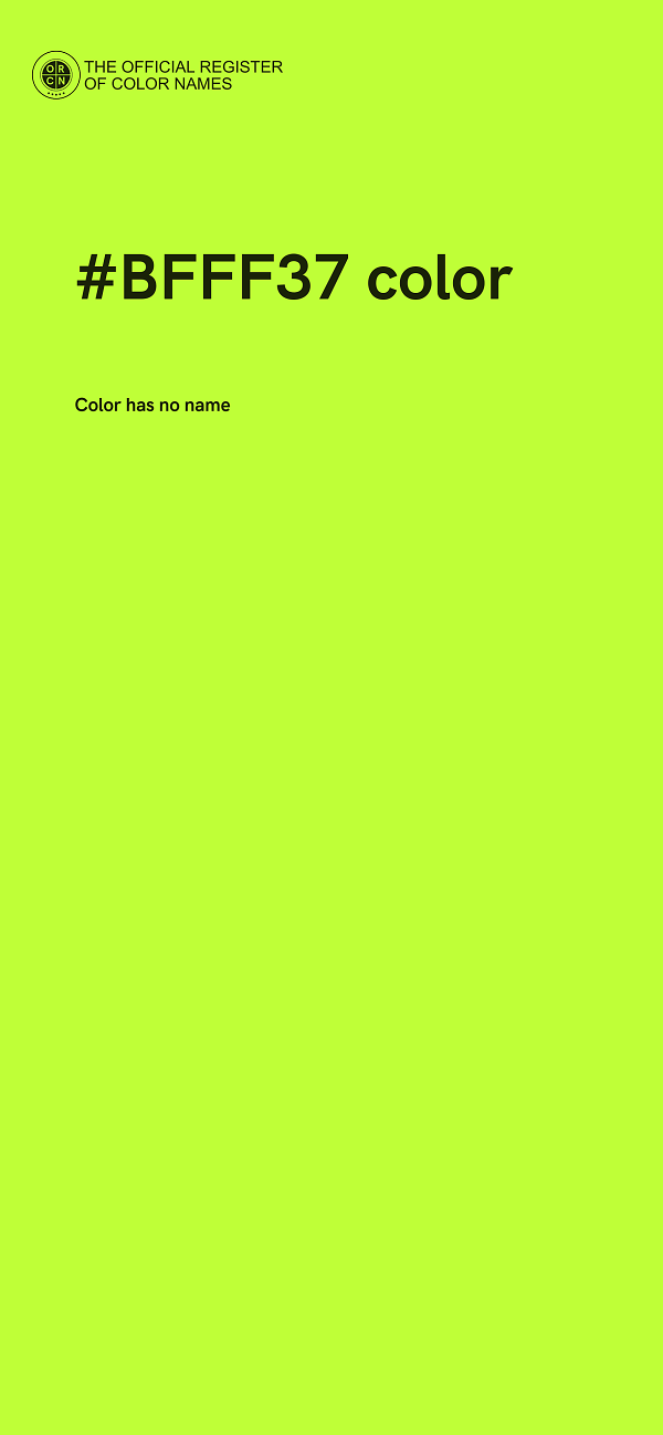 #BFFF37 color image