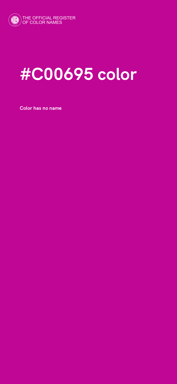 #C00695 color image