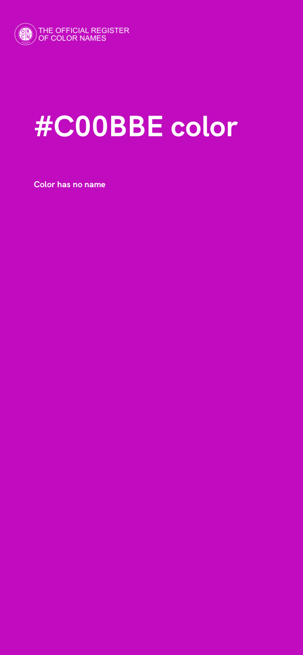 #C00BBE color image