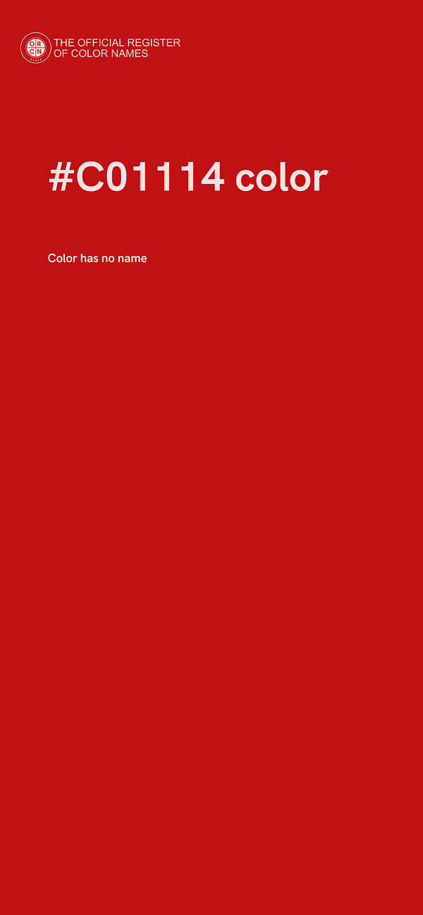 #C01114 color image