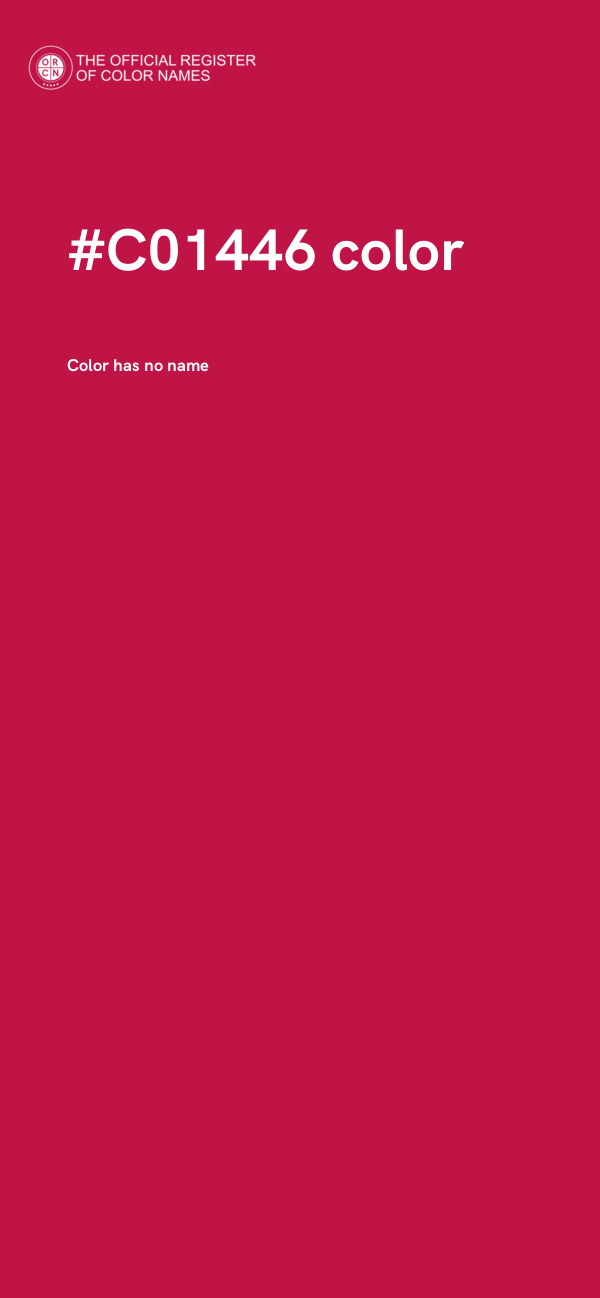 #C01446 color image