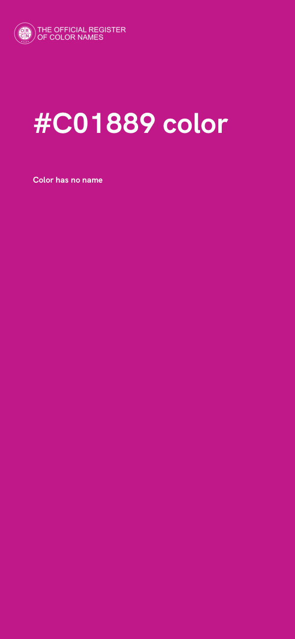 #C01889 color image